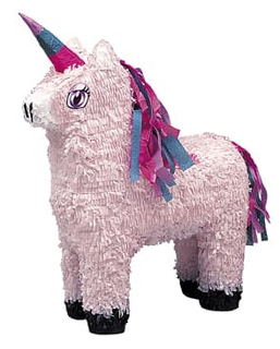  Piñata licorne rose 35 x 55 cm, fig. 1 