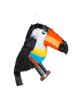  Tukan Piñata Partyzubehör Spielzeug bunt 53 x 38 cm, fig. 1 