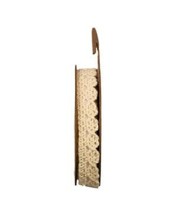  Ruban tissu adhésif dentelle ivoire 10 mm x 2 m, fig. 1 