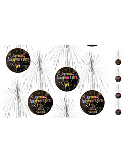  Wasserfall-Pendelleuchten Happy Birthday Fireworks 180 cm, fig. 1 