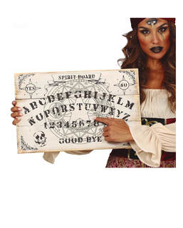  Ouija-Brett Halloween-Partyzubehör beigefarben-schwarz 48x32cm, fig. 1 