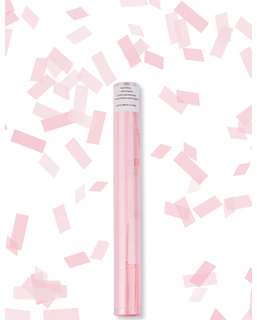  Tube lanceur de confettis rectangle rose 27 cm, fig. 1 