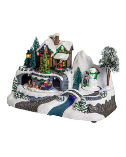  Village de noël lumineux maison 23 x 15 x 16 cm, fig. 1 