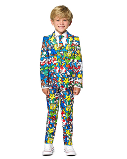  Super Mario™-Kinderkostüm Opposuits für Karneval bunt, fig. 1 