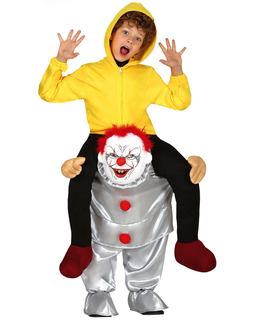  Psychopathischer Clown-Rucksackkostüm für Kinder, fig. 1 