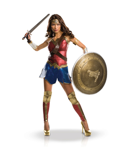  Wonder Woman™-Damenkostüm Superheldin-Kostüm bunt, fig. 1 