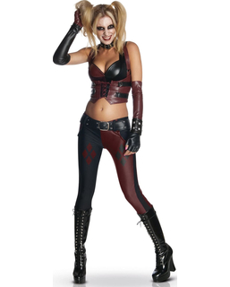  Harley Quinn Kostüm für Damen aus Batman Arkham City™, fig. 1 