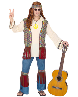  Déguisement hippie peace homme, fig. 1 