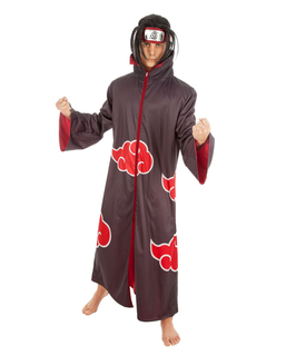  Itachi Naruto™-Herrenkostüm Lizenz-Verkleidung braun-rot, fig. 1 