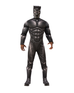  Black Panther™ Deluxe Lizenzkostüm für Erwachsene schwarz, fig. 1 