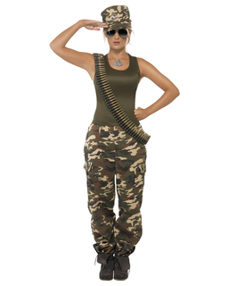  Militär-Tanktop-Kostüm für Damen, fig. 1 