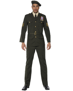  Déguisement officier militaire homme, fig. 1 