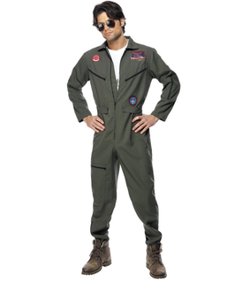  Déguisement pilote de ligne Top Gun™ homme, fig. 1 