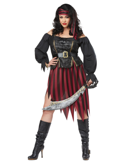  Déguisement pirate grande taille luxe femme, fig. 1 