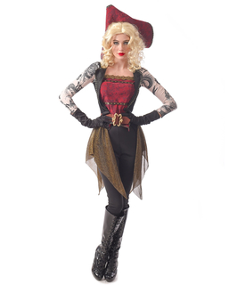  Déguisement pirate tatouée femme, fig. 1 