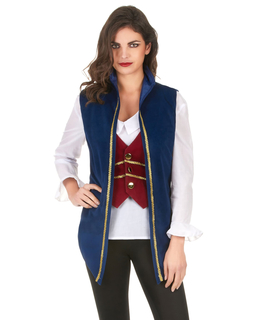  Déguisement pirate velours bleu et prune femme, fig. 1 