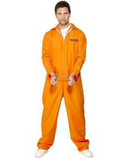  Déguisement prisonnier orange homme, fig. 1 