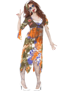  Hippie-Zombie-Kostüm für Damen Halloween, fig. 1 