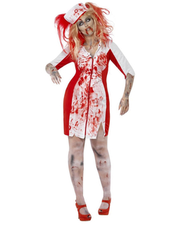  Zombie-Krankenschwester Kostüm Plus Size für Damen, fig. 1 