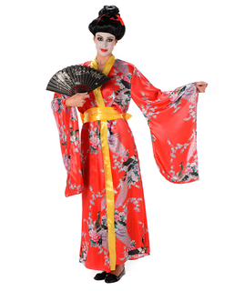  Déguisement Geisha rouge femme, fig. 1 