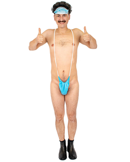  Mankini bleu homme, fig. 1 