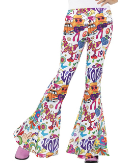  Pantalon hippie années 60 femme, fig. 1 