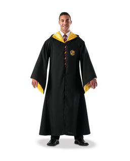  Luxuriöse Nachbildung der Hufflepuff™-Zaubererrobe für Erwachsene, fig. 1 