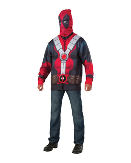  Veste avec cagoule Deadpool™ adulte, fig. 1 