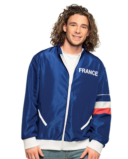  Frankreich-Jacke für Herren blau-weiss-rot, fig. 1 