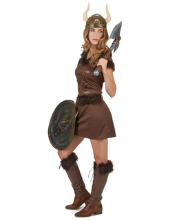  Déguisement Viking Sexy marron Femme, fig. 1 