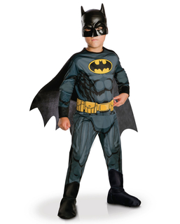  Batman™-Kostüm für Kinder Justice League grau-schwarz-gelb, fig. 1 