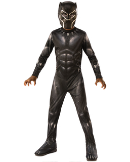  Black Panther™-Kinderkostüm Lizenz schwarz, fig. 1 