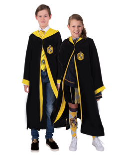  Magischer Hufflepuff-Umhang Harry Potter™ für Kinder schwarz-gelb, fig. 1 