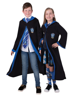  Magischer Ravenclaw-Umhang Harry Potter™ Erwachsenen-Kostüm schwarz, fig. 1 