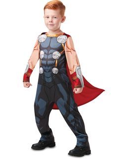  Thor™-Superhelden-Kinderkostüm Marvel™-Verkleidung grau-rot, fig. 1 