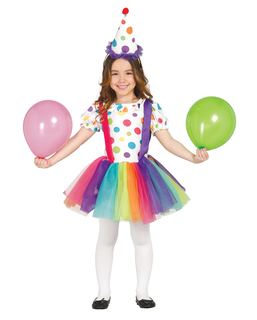  Clownskostüm mit Tüllrock für Kinder, fig. 1 