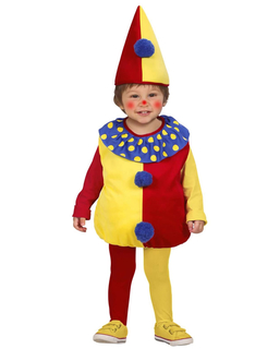  Rot-gelbes Clowns-Kostüm für Kinder, fig. 1 