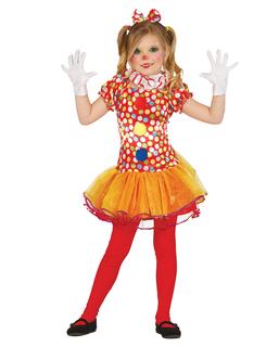  Déguisement clown multicolore avec tutu fille, fig. 1 