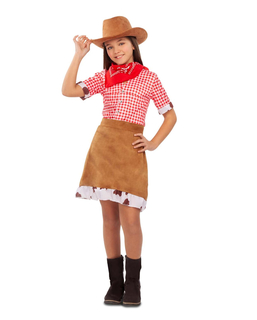  Déguisement cowgirl de l'Ouest fille, fig. 1 