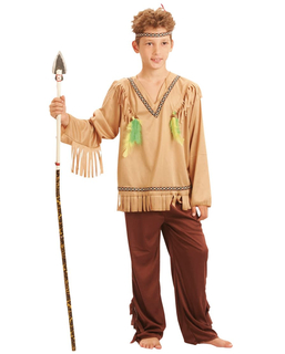  Indianer-Kinderkostüm für Jungen beigefarben-braun, fig. 1 