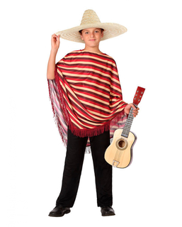  Mexikanisches Kostüm mit Poncho für Jungen, fig. 1 