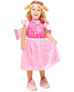  Skye™-Deluxe-Kostüm für Mädchen Kinderkostüm Paw Patrol™ rosa, fig. 1 