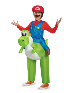  Déguisement gonflable Mario sur Yoshi Nintendo® enfants, fig. 1 