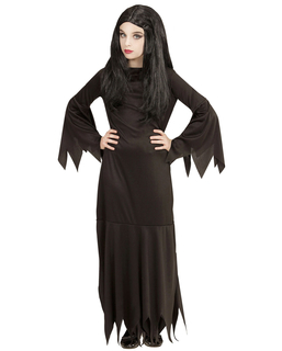  Gothic-Halloween-Kostüm für Mädchen schwarz, fig. 1 