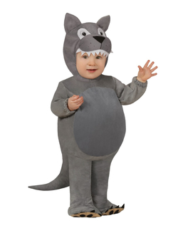  Baby-Wolfkostüm Tier-Verkleidung für Karneval grau, fig. 1 