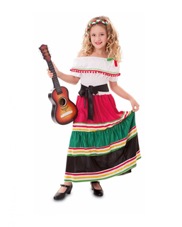  Déguisement mexicaine colorée fille, fig. 1 