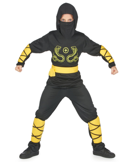  Ninja-Kostüm Gelb für Jungen, fig. 1 