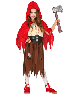  Déguisement petit chaperon rouge zombifié enfant, fig. 1 