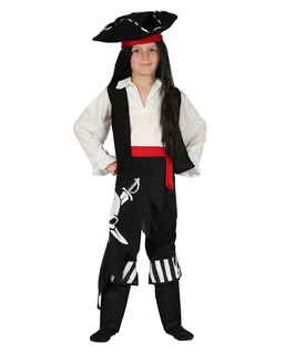  Déguisement pirate ceinture rouge garçon, fig. 1 