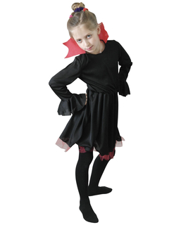  Vampirkostüm für Mädchen Vampirkleid schwarz-rot, fig. 1 